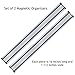 SET OF 2 - STRONG MAGNETIC KNIFE HOLDER, KITCHEN, GARAGE AND TOOL ORGANIZATION STRIP, 16 Inch, Stainless Steel and Aluminum, Includes Home Organizer eBook