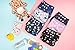 Simple Being Reusable Cloth Diapers, Double Gusset, One Size Adjustable, Washable Soft Absorbent, Waterproof Cover, Eco-Friendly Unisex Baby Girl Boy, six 4-Layers Microfiber Inserts (Constellations)