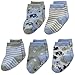 Mud Pie Baby Boy Sock Set,Elephant,0-12 Months