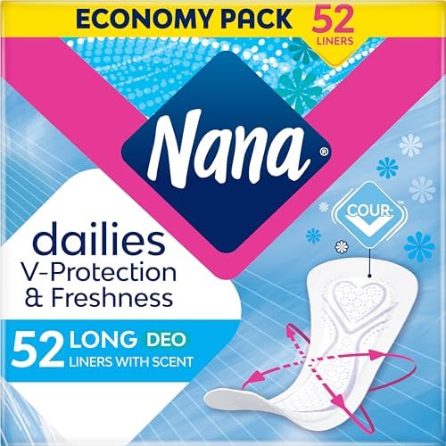 Nana Long panty liners, extra length, thin & superabsorbent, Economy ...