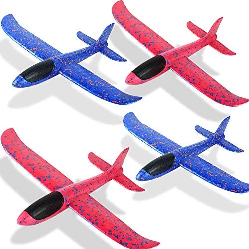 Foam Airplane Toys 13.5 Styrofoam Glider Airplanes for Kids Toddler, 3