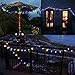 Colored lights Outdoor Globe String Lights with Remote Control, 50 LED Patio lights Waterproof Battery Powered string lights for Xmas Tree Party Patio Garden Wedding, 18 Ft, 8 Lighting Modes, Colored
