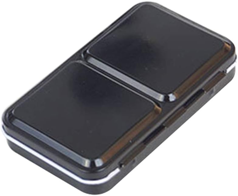 SUPVOX Empty Watercolor Palette Paint Tin Case Empty Paint Tray Travel Watercolor Storage with 12 Half Pans