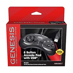 Retro-Bit Official Sega Genesis USB Controller