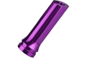 QIILU Madezz Handbrake Cover Auto Universal Car Parking Brake Handle Emergency Brake Boot Cover Car Handle Protector Hand Brake Sleeve Aluminum(Purple)