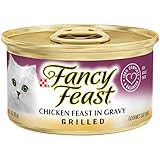 Purina Fancy Feast Gravy Wet Cat Food, Grilled Chicken Feast - (24) 3 oz. Cans