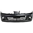 Evan Fischer Front Bumper Cover Compatible with 2007-2012 Nissan Versa Primed - NI1000245