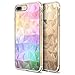 Ringke Air Prism Compatible with iPhone 7 Plus, iPhone 8 Plus Phone Case Slim 3D Design Lightweight Bling Stylish Protective TPU Drop Resistant Cover for iPhone8 Plus - Glitter Clear