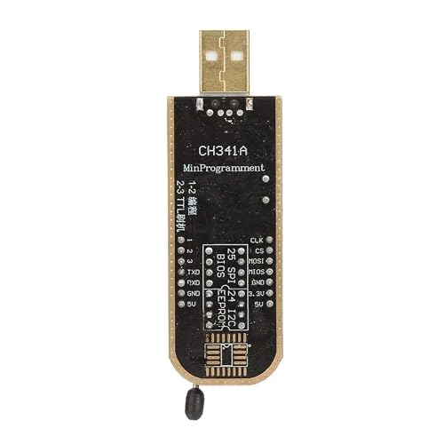CH341A EEPROM BIOS USB Programmer Kit With SOP8 Clip, 1.8V Adapter, And SOP8 Adapter