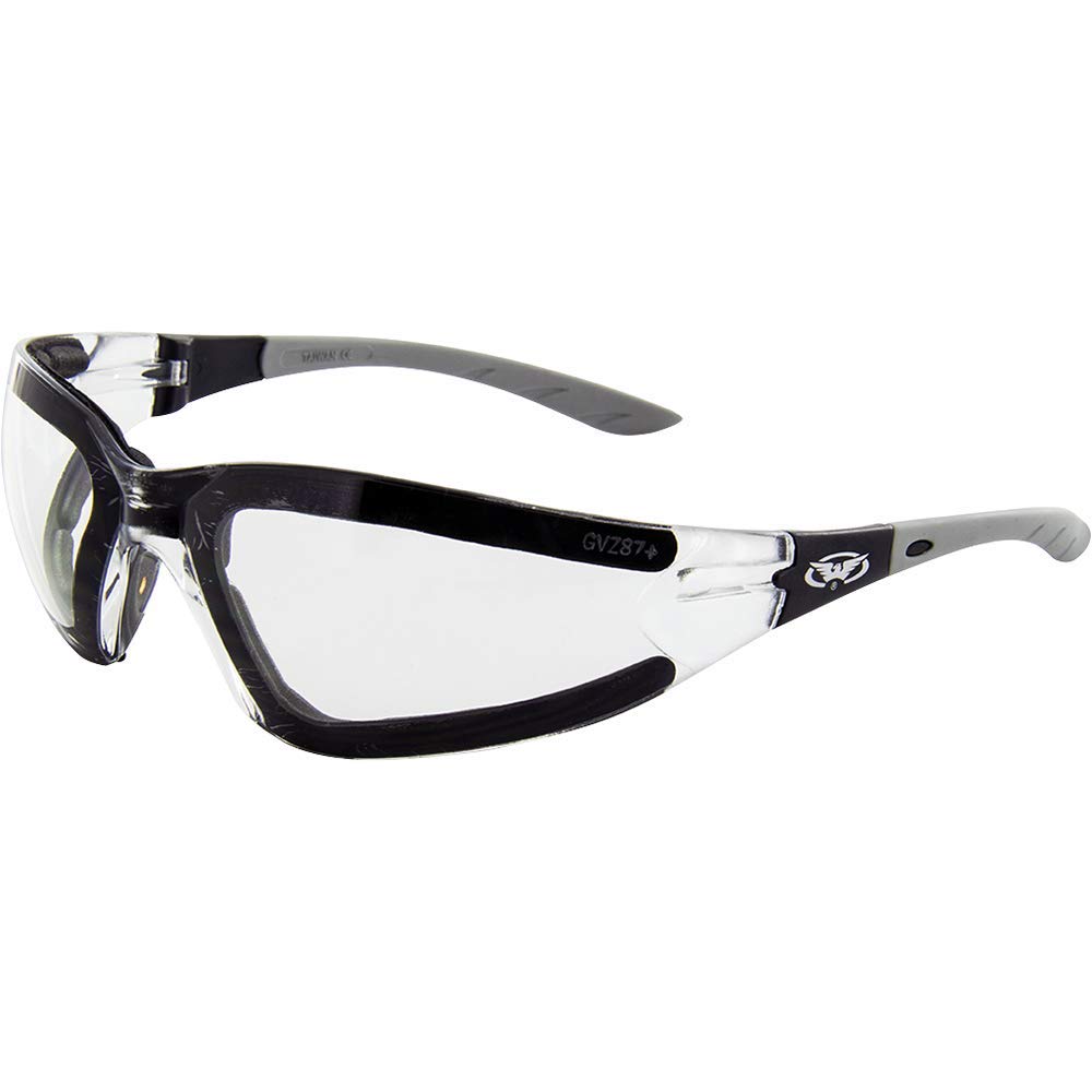 Global Vision Eyewear Ruthless Anti-Fog Safety Glasses, Clear Lens