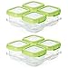 OXO Tot Baby Blocks Freezer Storage Containers 4-Ounce, Set of 8, Clear