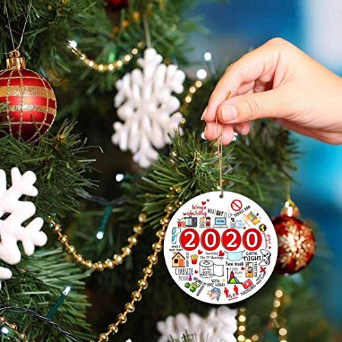 2020 Ornament Year of Quarantine Ornament Funny Ornament Pandemic Christmas Ornament Commemorative Ornament