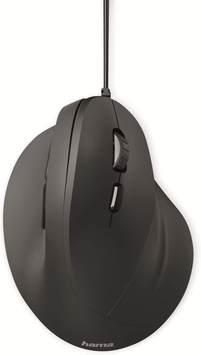 Hama 182698, Vertical Ergonomic Mouse Anti Strain, Black - Image 4