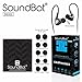 Soundbot SB302 Secure Fit Sports Active Earphone for Smartphone, Tablets, MP3 Players - Black