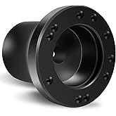 QYMOPAY Golf Cart Steering Wheel Adapter for Club Car Precedent (Black Golf Cart Adapter for Precedent)