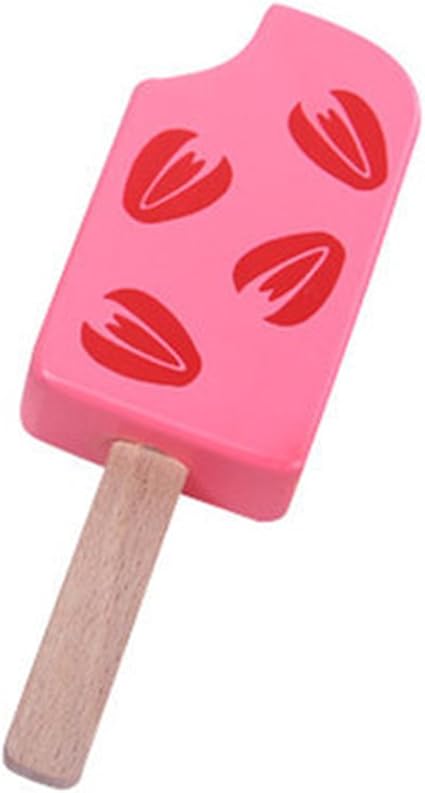 Bestonzon Wooden Pretend Wooden Eat Icicles Icicles For Children S Toys Riempitivi Gift Of The Bag Of The Party Of Icicle Of Strawberry Amazon Co Uk Kitchen Home