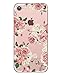 hepix Floral Clear iPhone 11 Case Flowers iPhone 11 Cases, Slim Flexible Crystal TPU Phone Cover with 4 Protective Bumpers Anti-Scratch Shock Absorption for iPhone 11 (6.1