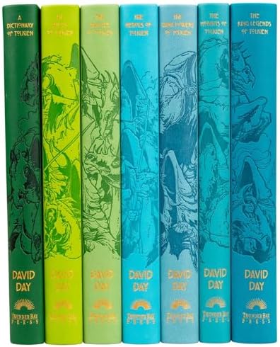 TOLKIEN'S CLASSICS 5 Volume Leather Bound Collector's Set