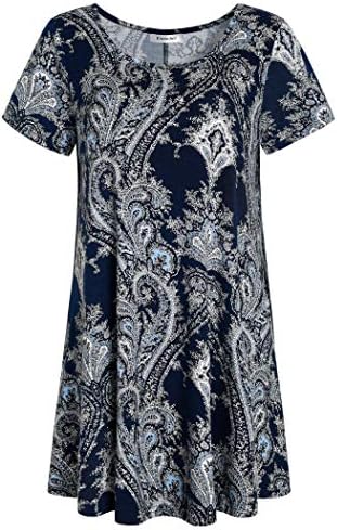 Women's Tunic Top Casual T Shirt for Leggings