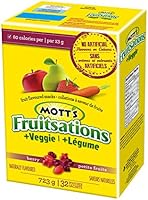 Mott's Fruitsations Veggie Berry, 32-Count, 723 Gram