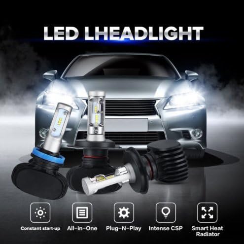 Auto LED Headlight Bulb 6500K Extremely Bright CSP Chips Conversion Headlamp Kit (H11)