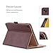 ProCase ASUS ZenPad S 8.0 Z580C Case (2015 ZenPad Z580C,Z580CA) with bonus stylus pen - Stand Cover Folio Case for ASUS ZenPad S 8.0 Z580C, Multiple Viewing angles, Document Card Pocket (Brown)