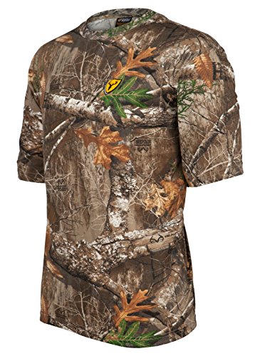 Scent Blocker Men's Short Sleeve Cotton T-Shirt (Realtree Edge, Large)
