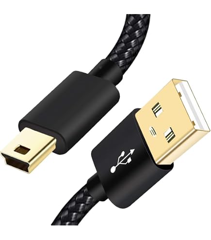 Cavo USB 2.0 A Mini Tipo B 4 Pin – 70 Cm Per Ricarica Di GoPro Hero, MP3 E GPS (Solo Ricarica)