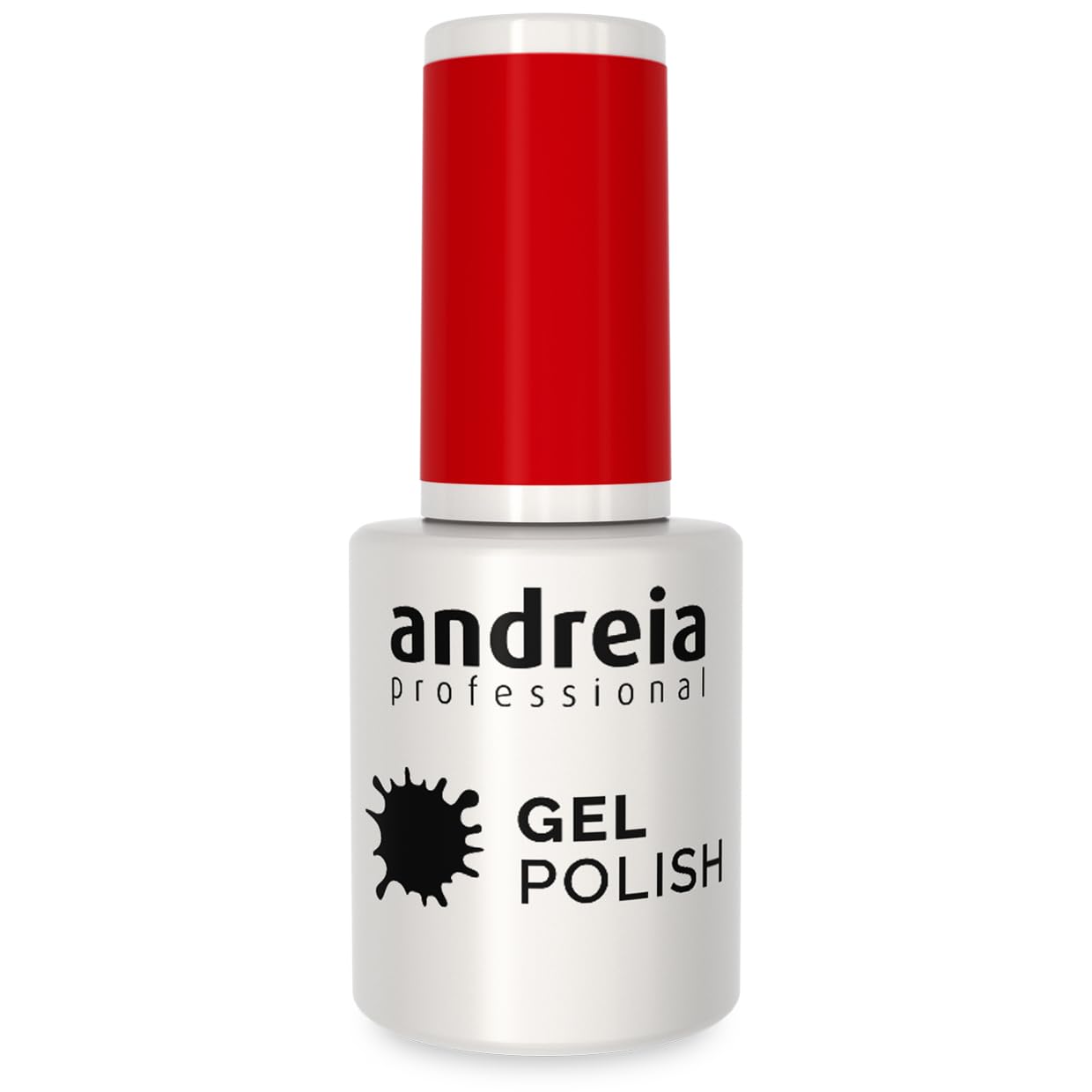 Andreia Semi-Permanent Nail Gel Polish for UV/LED Lamp - Intense Shine and 4 weeks Lasting Manicure Nail Gel Varnish - Colour 230 Pinky Red - Shades of Red 10.5 ml