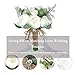 YSUCAU Handcrafted Boutonniere with Pin for Men Wedding, Best Man Rose Wedding Boutonnieres Artificial Flower for Wedding Party Prom Man Suit Wedding Decorations