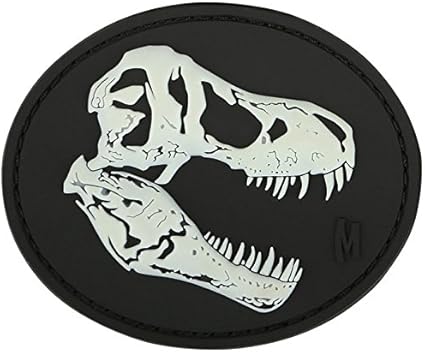 Amazon Com Maxpedition T Rex Skull Patch Glow Sports Outdoors