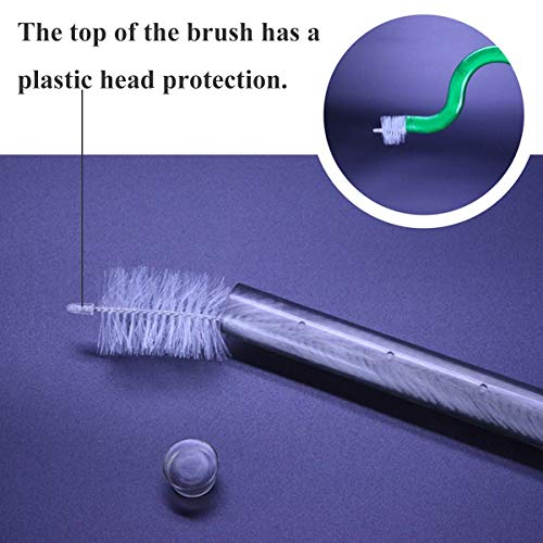 JZMYXA Aquarium Tube Cleaning Brush for Glass Lily Pipe, 19.6 Inches