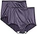 Bali Women's Shapewear Tummy Panel Brief Firm Control 2-Pack, Private Jet, Large