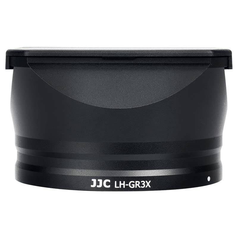 JJC Metal Lens Hood with Protection Cap for Ricoh GR IIIx GRIIIx GR III x Digital Camera Accessories
