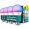 Smart Light Bulbs 4 Pack, Treatlife 2.4GHz Music Sync Color Changing Light Bulb, Works with Alexa Google Home, A19 E26…