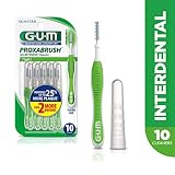 GUM Proxabrush Go-Betweens Interdental Brushes, Tight, 10 Count