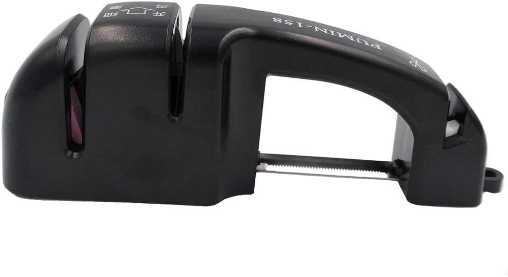 Fast Knife Sharpener with Non-Slip Steel Bottom Safe and Easy to Use