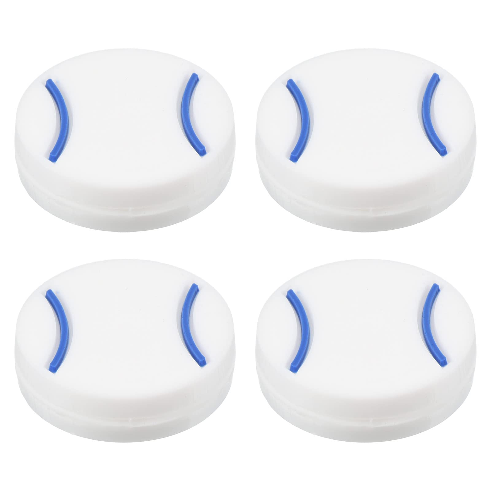 PATIKIL Tennis Racket Vibration Dampener, 4 Pack Soft Silicone Racquet Shock Absorber String Damping, White