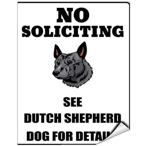 Amazon Com No Soliciting See Dutch Shepherd Dog For Details Vinyl