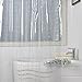 Eforgift Heavy Duty 3D Cube Shower Curtain Waterproof, Mildew-Free Shower Curtain for Bath (36Wx72L, Clear)