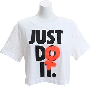 Amazon Co Jp ナイキ Tシャツ 半袖 レディース ウィメンズ Rebel レベル クロップ 2 Bv7171 100 ｌ スポーツ アウトドア