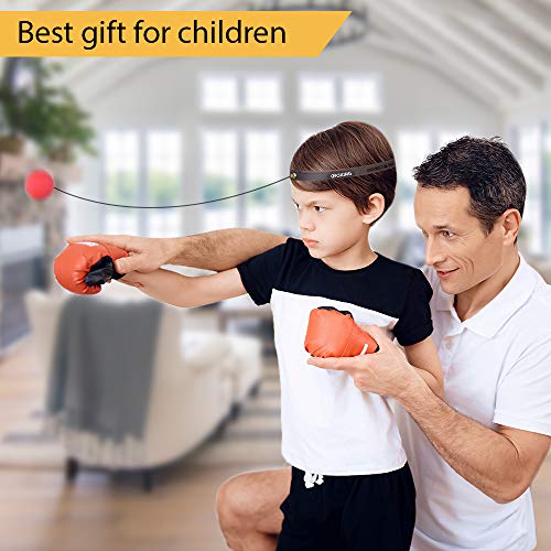 image for Stilleto Boxing Reflex Ball for Adults and Kids | 2 Balls with Headban
