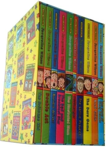 Jacqueline Wilson 10 book set: Buried Alive!, Bad Girls, The Story of Tracy Beaker, Dare Game, Lottie Project, Suitcase Kid, Illustrated Mum, Bed and Breakfast Star, Double Act & Cliffhanger Paperback