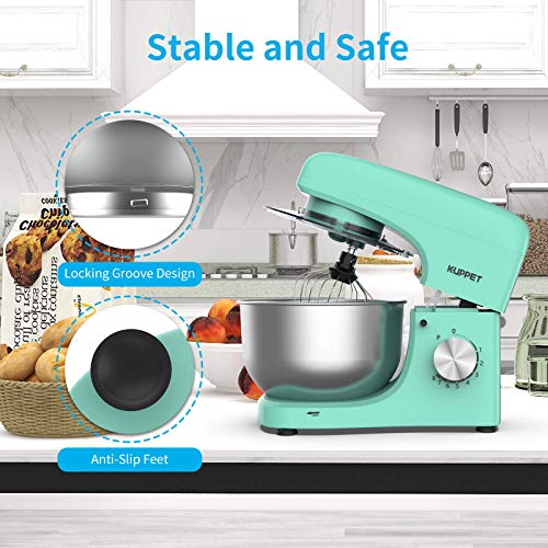 KUPPET Stand Mixer, 8Speed TiltHead Electric Food Stand Mixer with