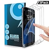 AOFU Samsung Galaxy S7 Screen Protector, Tempered Glass, 9H Hardness, Bubble (3Pack)