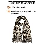 Women's Winter Leopard Scarf With Tassels Animal Print Oversized Premium Fashion Shawl Wrap Scarves ... Women's Winter Leopard Scarf With Tassels Animal Print Oversized Premium Fashion Shawl Wrap Scarves ...
