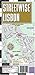 Streetwise Lisbon Map - Laminated City Center Street Map of Lisbon, Portugal - Folding pocket size travel map with surface tram lines & metro stations by 