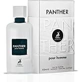 Maison Alhambra Panther Pour Homme Eau De Parfum Spray 100ML (3.4 OZ) Long Lasting Arabian Perfume For Men - Premium Perfume Men Fresh, Citrusy &amp; Spicy Fragrance with Vanilla, Vetiver &amp; Lavender Notes