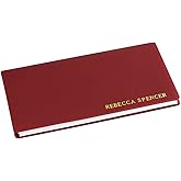Custom 2 Year Planner Burgundy - Pocket Sized Calendar Ideal for Purses, | Briefcases, or Backpacks - 6 - inches x 3 5/8 inches