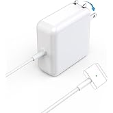 Mac Book Air Charger 45W Power Adapter, Magnetic Mag2 AC 45W Fast T-Tip Shape Connector Power Adapter,Laptop Charger Compatible with Mac Book Air 11-inch and 13-inch 2012, 2013, 2014, 2015, 2016, 2017